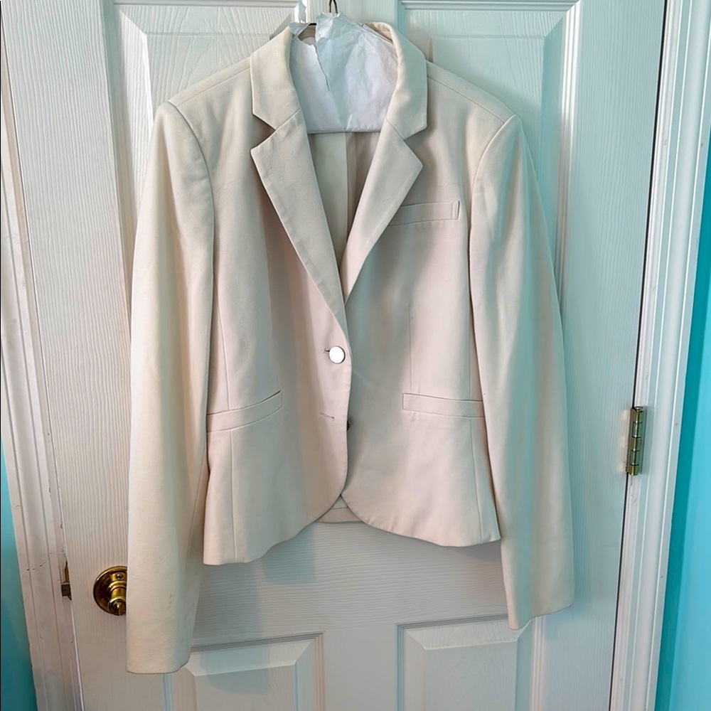 Calvin Klein Cream Women's Blazer